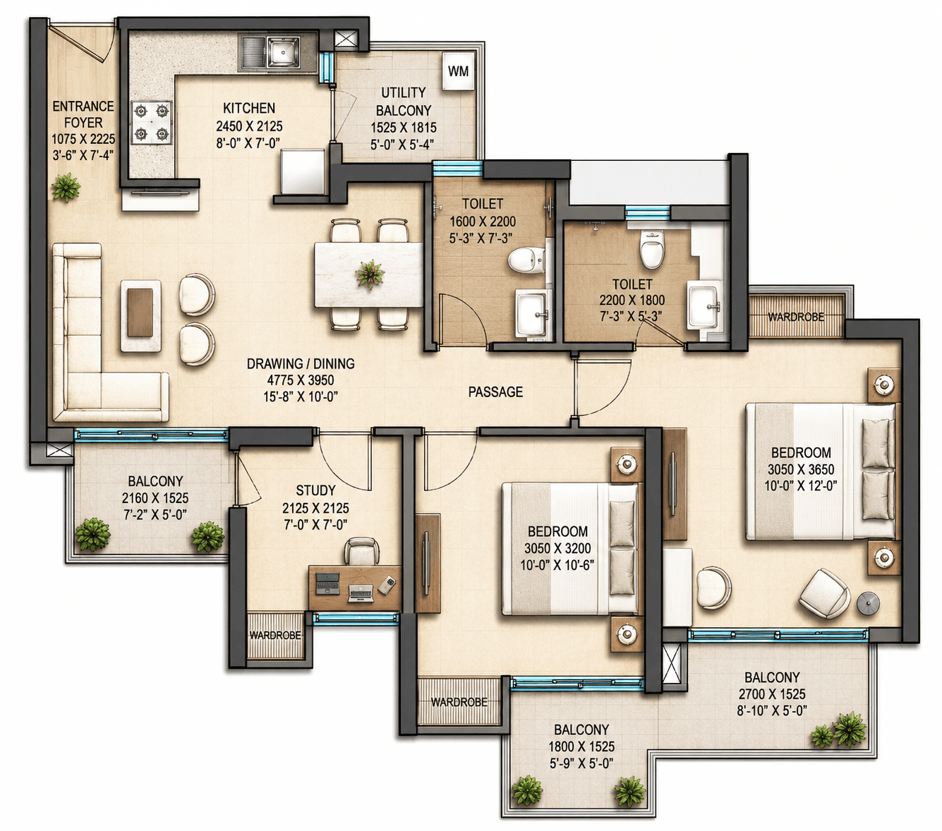 Luxurious Villas